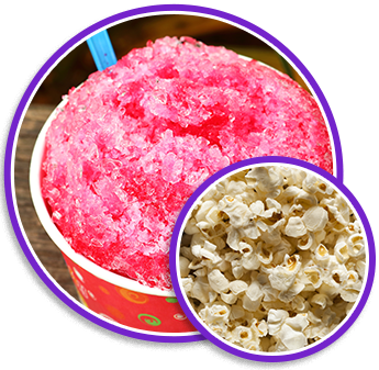 Shaved Ice and Popcorn